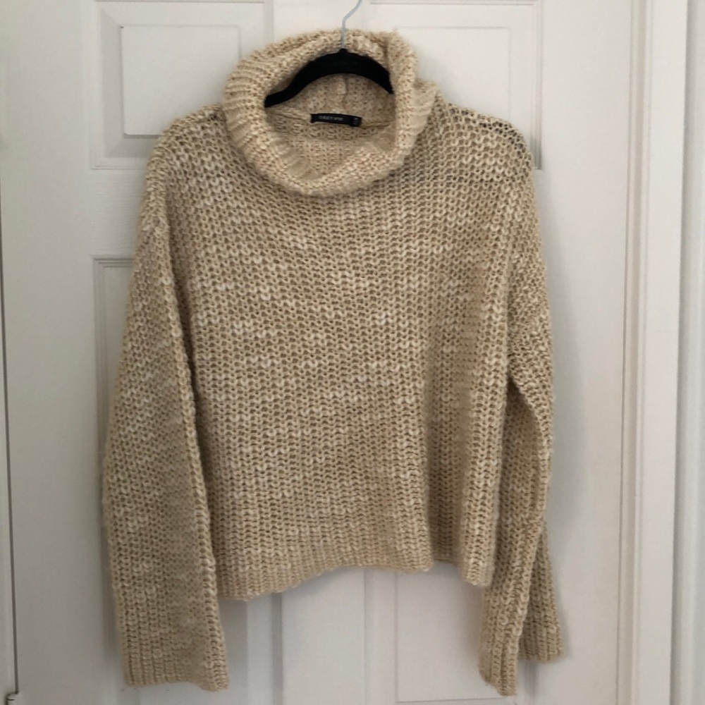 OBEY Chunky Creme wool Sweater